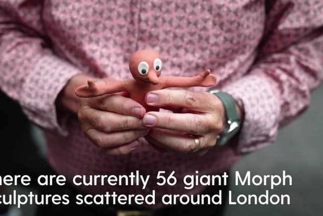 <p>Morph creator Peter Lord reveals London's first step-free art trail around London</p>