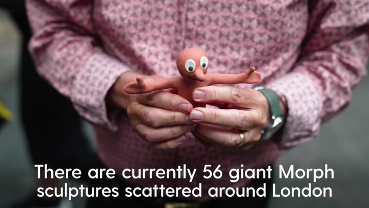 The heartwarming reason 56 giant Morph figures have been scattered around London