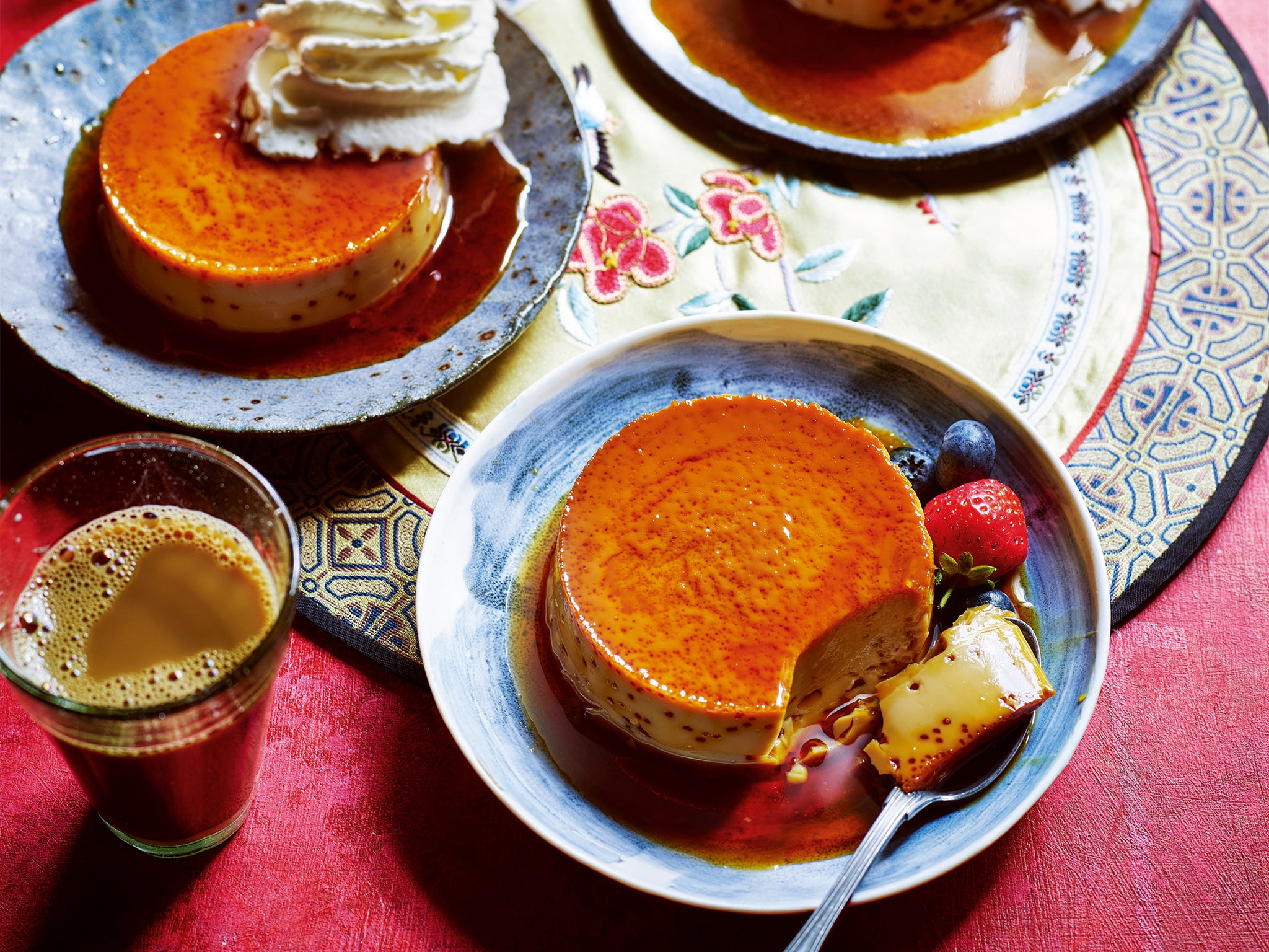 Sweetened and flavoured egg custard is all you need for a showstopping dessert wherever you are in the world