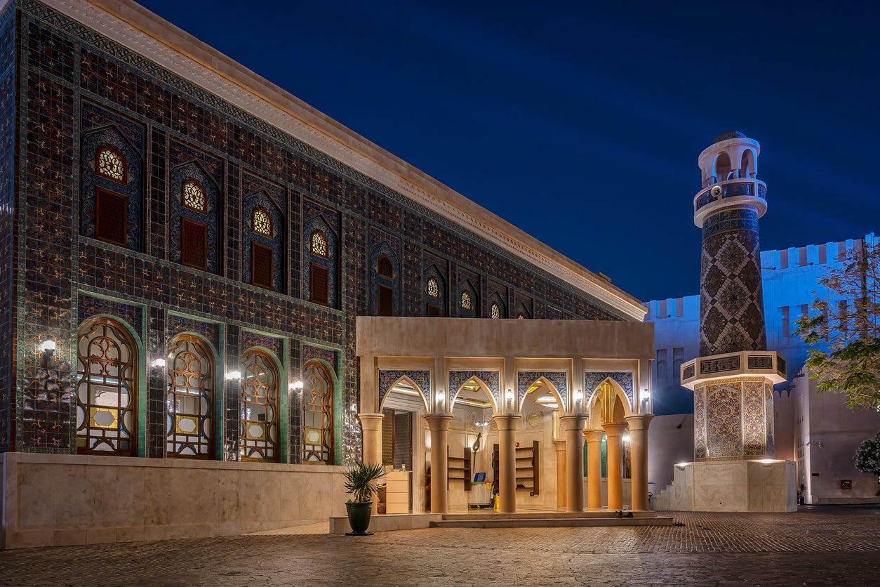The Katara Mosque is found within the Cultural Village