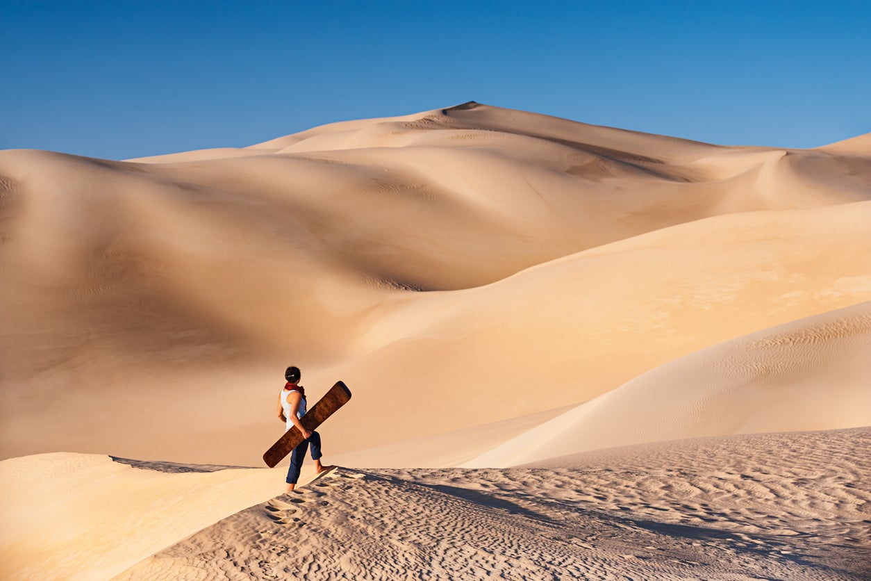 Surf the Saharan dunes in style
