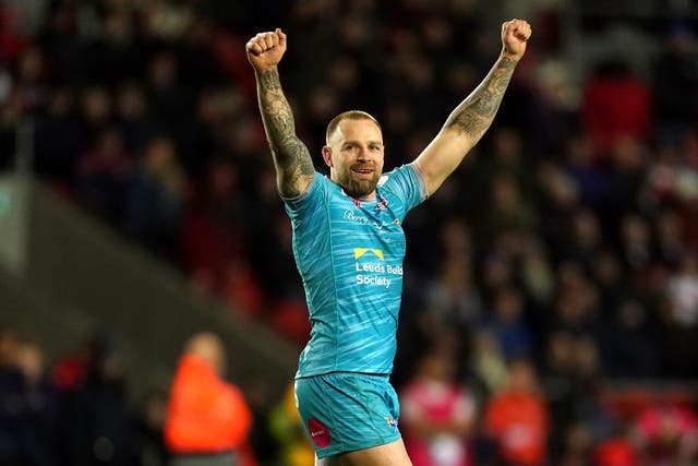 Leeds star Blake Austin has completed a shock move to Castleford (Martin Rickett/PA)