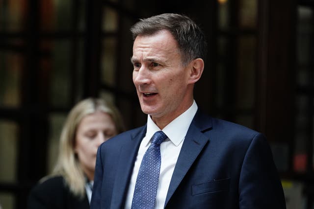 Chancellor of the Exchequer Jeremy Hunt has asked the financial regulator to investigate (Jordan Pettitt/PA)