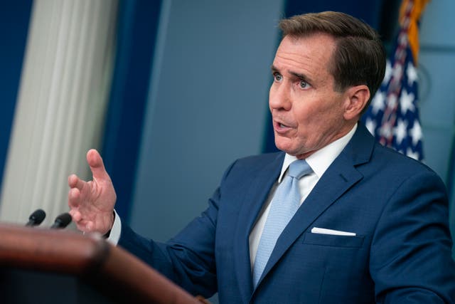 <p>National Security Council spokesman John Kirby said there were no plans for American troops to deploy to Israel and Gaza </p>