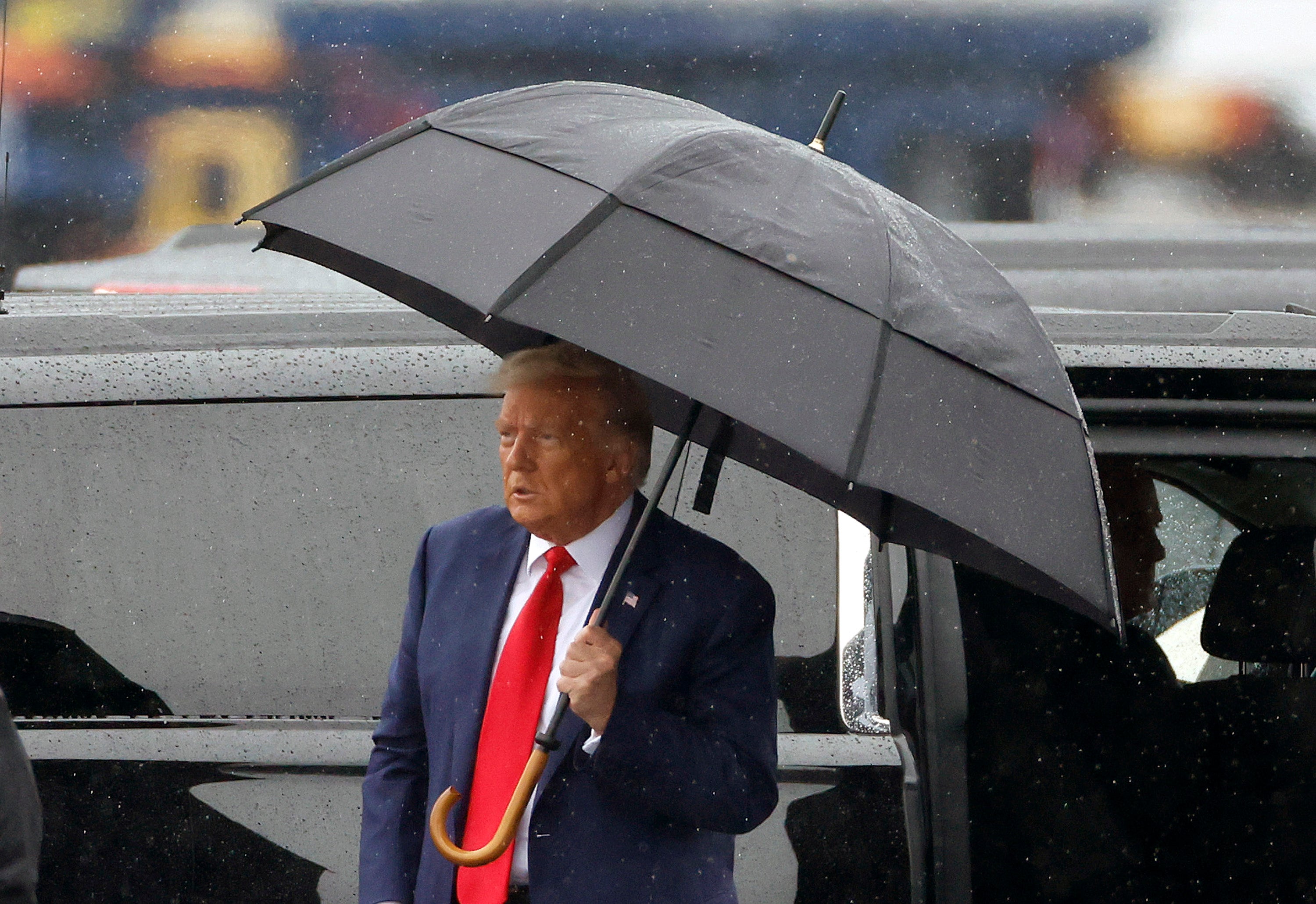 Donald Trump claimed he witnessed ‘filth’ and ’decay’ in Washington DC after his arraignment in early August 2023