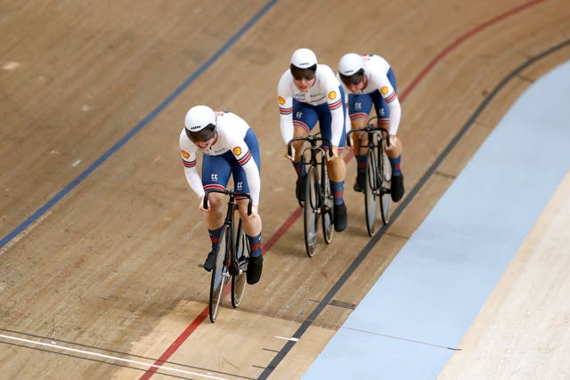 Great Britain took a significant silver in the women’s team sprint at the UCI Cycling World Championships (Will Matthews/PA)