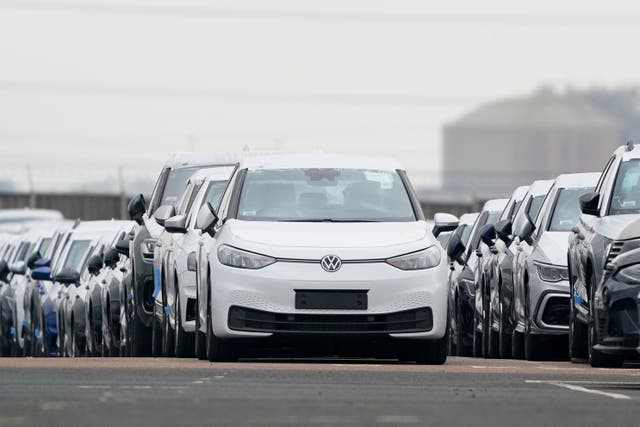 A full year of growth has been recorded by the UK’s new car market, an industry body said (Gareth Fuller/PA)