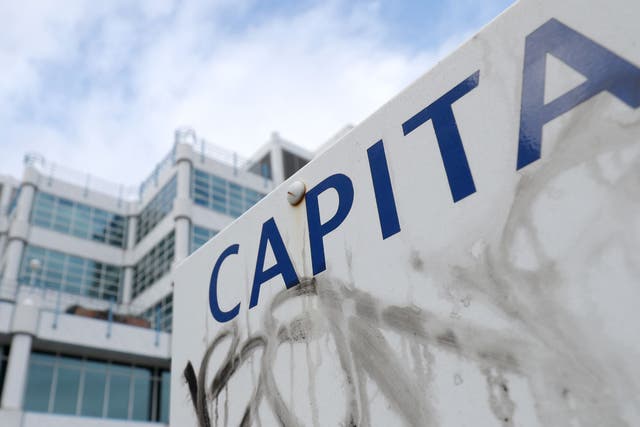 Capita posted a loss for the past year, amid costs from a cyber attack which hit the business in March (Andrew Matthews/PA)