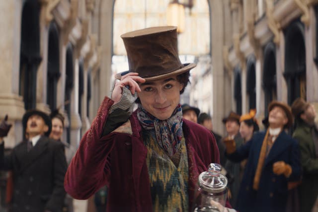 <p>Heartthrob Timothée Chalamet stars as arguably Dahl’s most famous character, Willy Wonka, in a new Warner Bros movie </p>