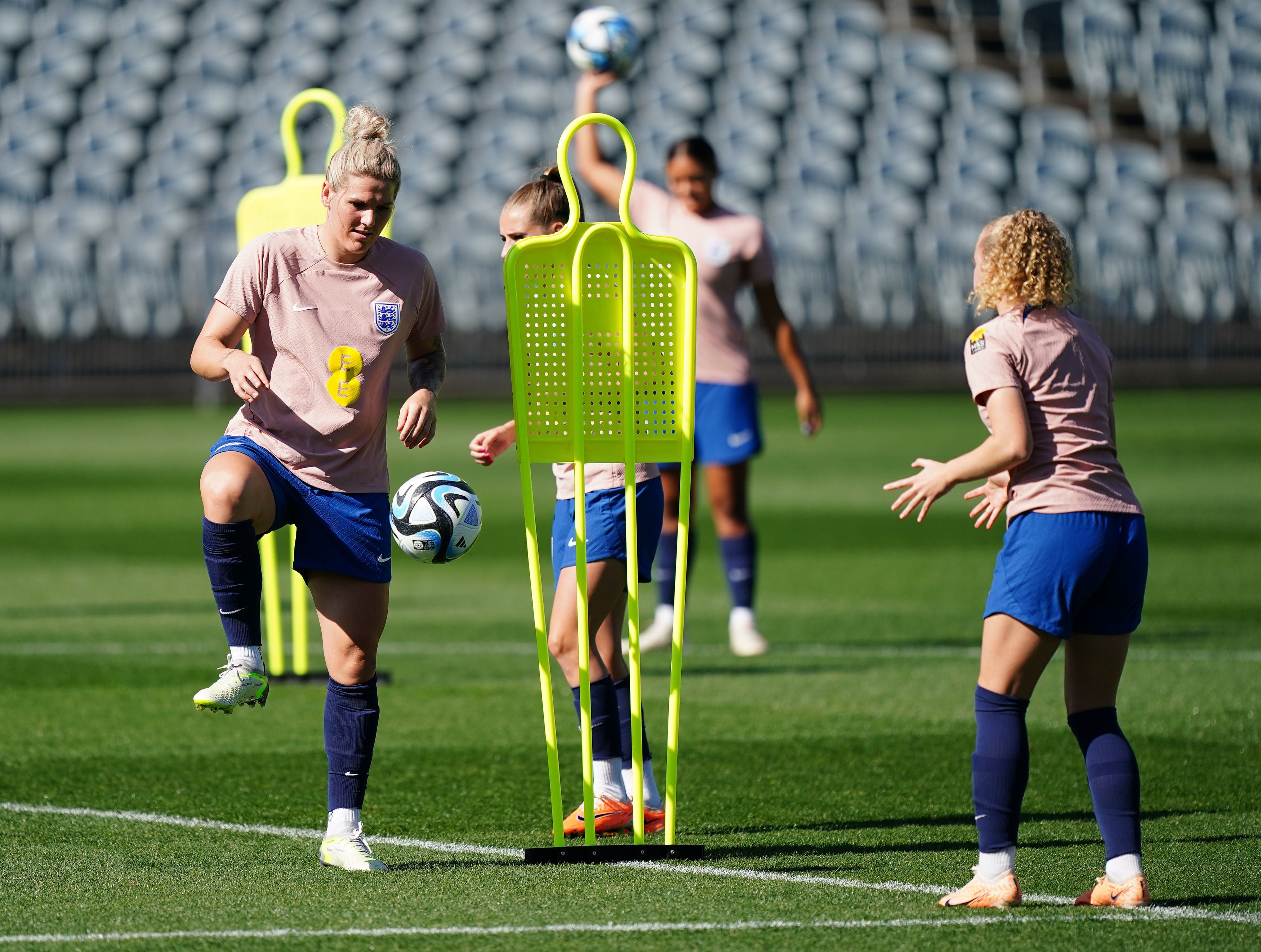 England train ahead of their World Cup clash with Nigeria