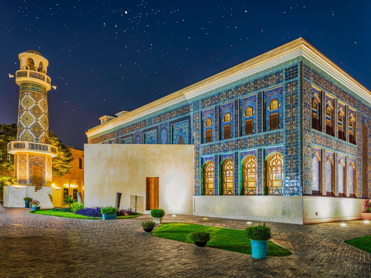 The Katara Mosque is one of two mosques on the Katara Village site