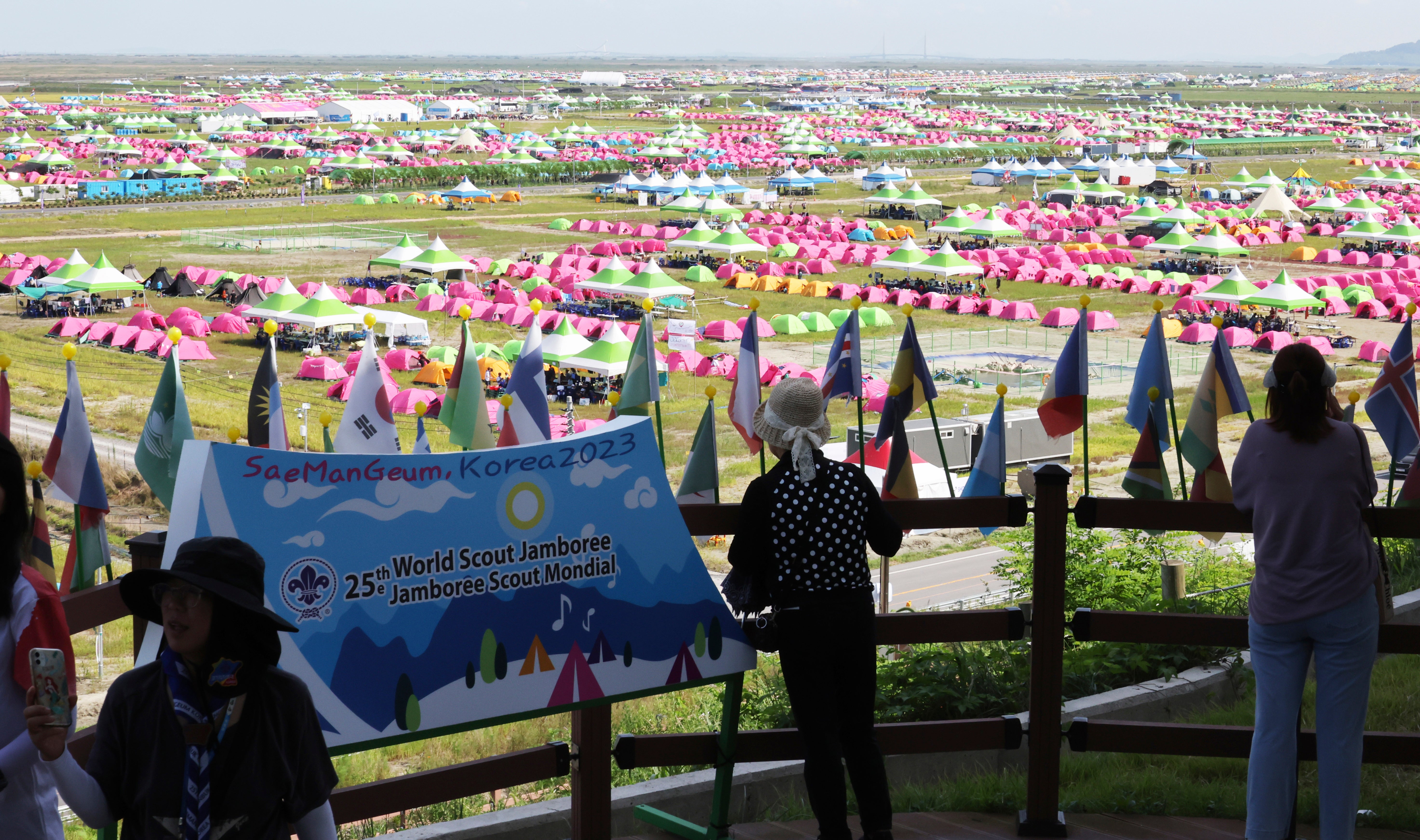 More than 40,000 people, including scouts from 155 nations attended the event