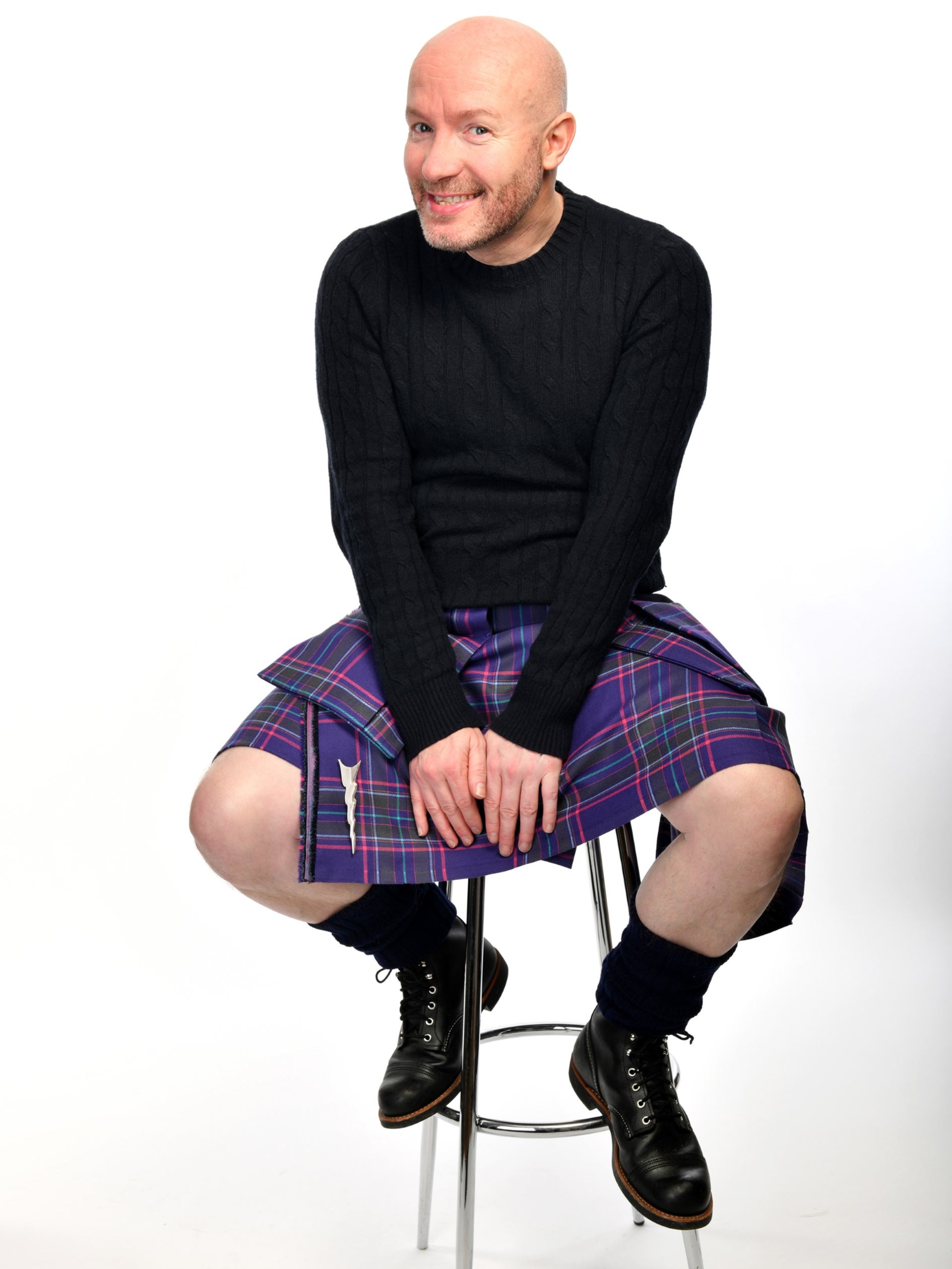 I’ve never seen anyone fail to smile when they see a man in a kilt