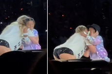 Taylor Swift hugs Kobe Bryant’s daughter Bianka at Los Angeles concert