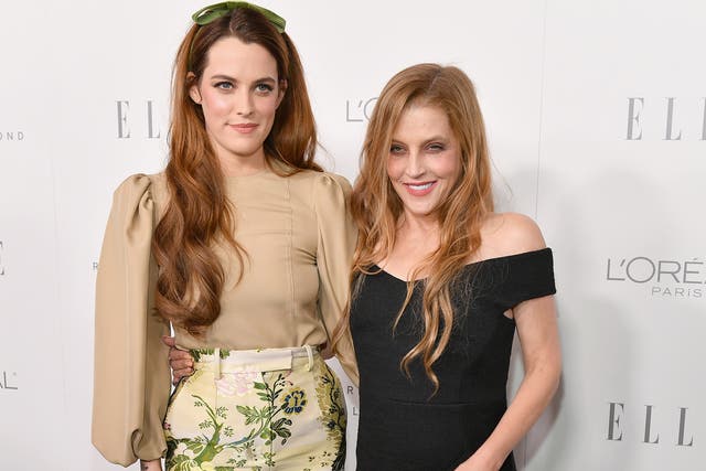 <p>Riley Keough and the late Lisa Marie Presley</p>
