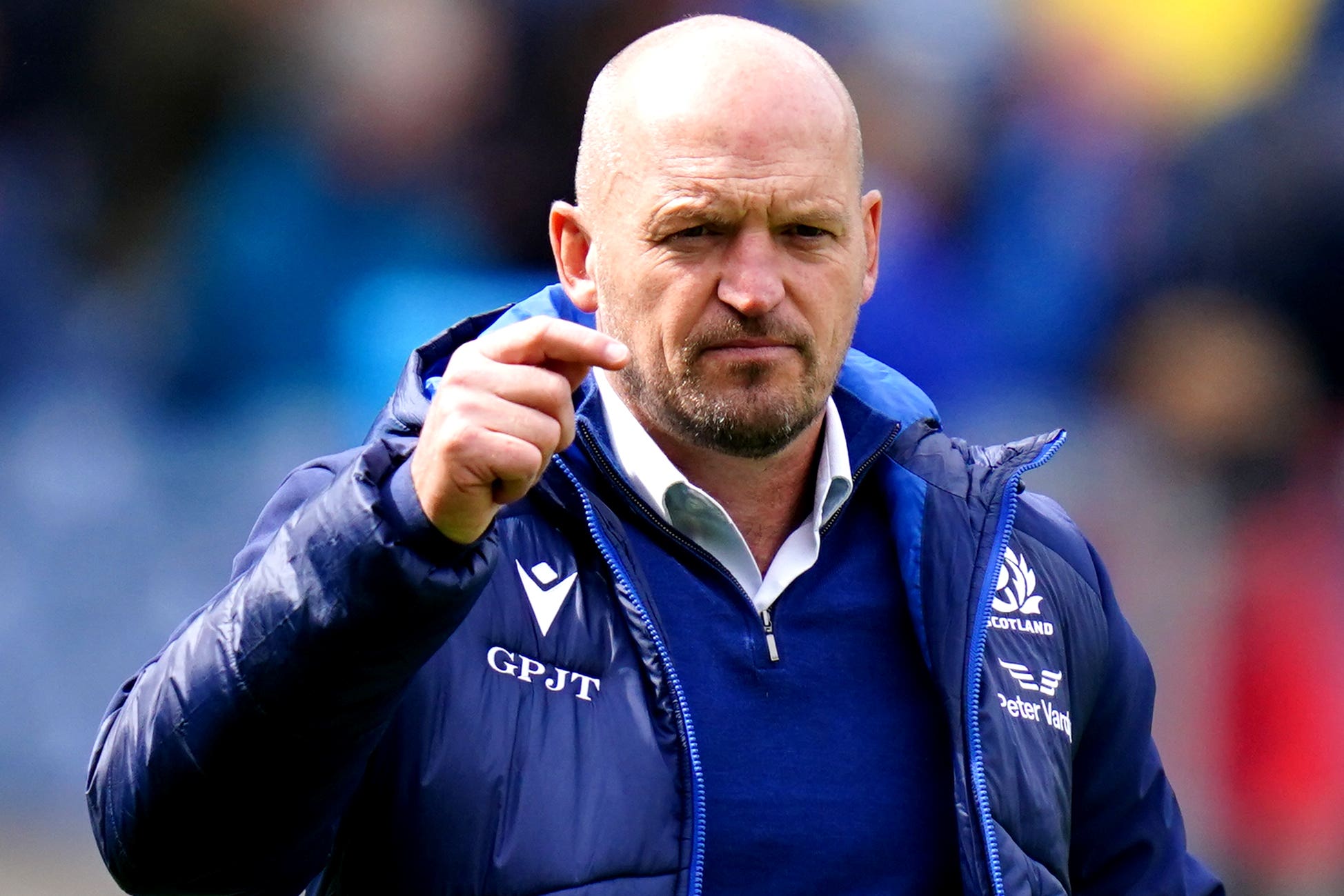 Gregor Townsend was pleased with Scotland’s second-half display (Jane Barlow/PA)