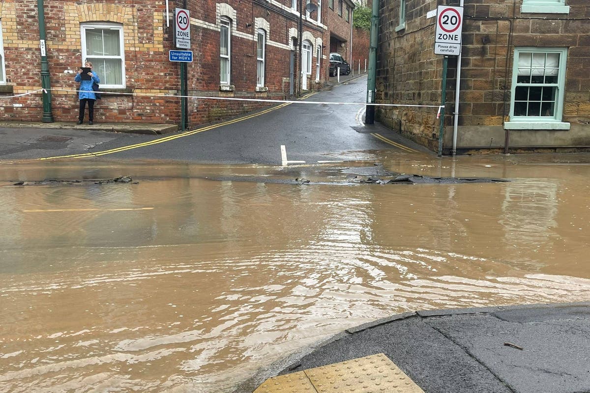 Nurse criticises emergency response to Yorkshire floods as Storm Antoni hits UK