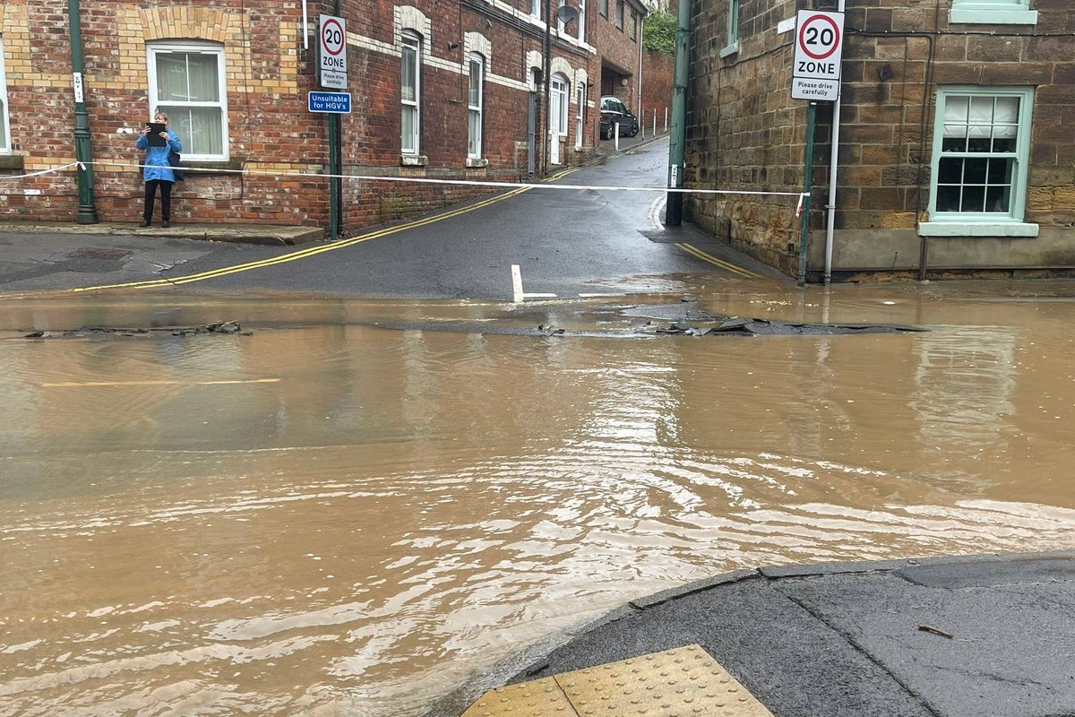 Nurse criticises emergency response to Yorkshire floods as Storm Antoni hits UK