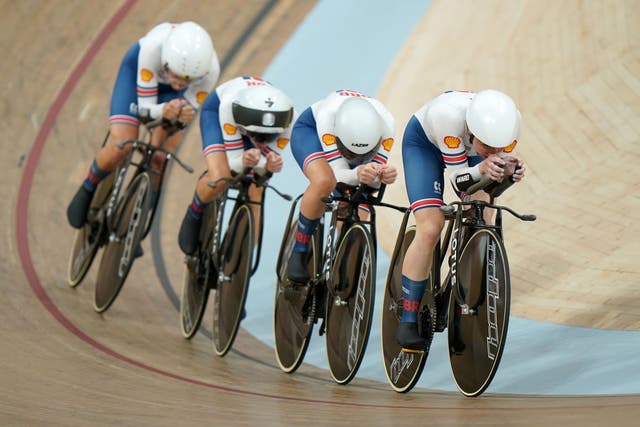Great Britain took team pursuit gold in Glasgow (Tim Goode/PA)