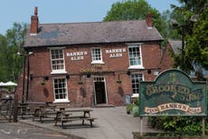 Crooked House fire: Blaze rips through ‘Britain’s wonkiest pub’ days after it was sold to private buyer