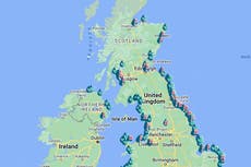 Sewage alerts across UK mapped after Storm Antoni unleashed month’s rain in less than 24 hours