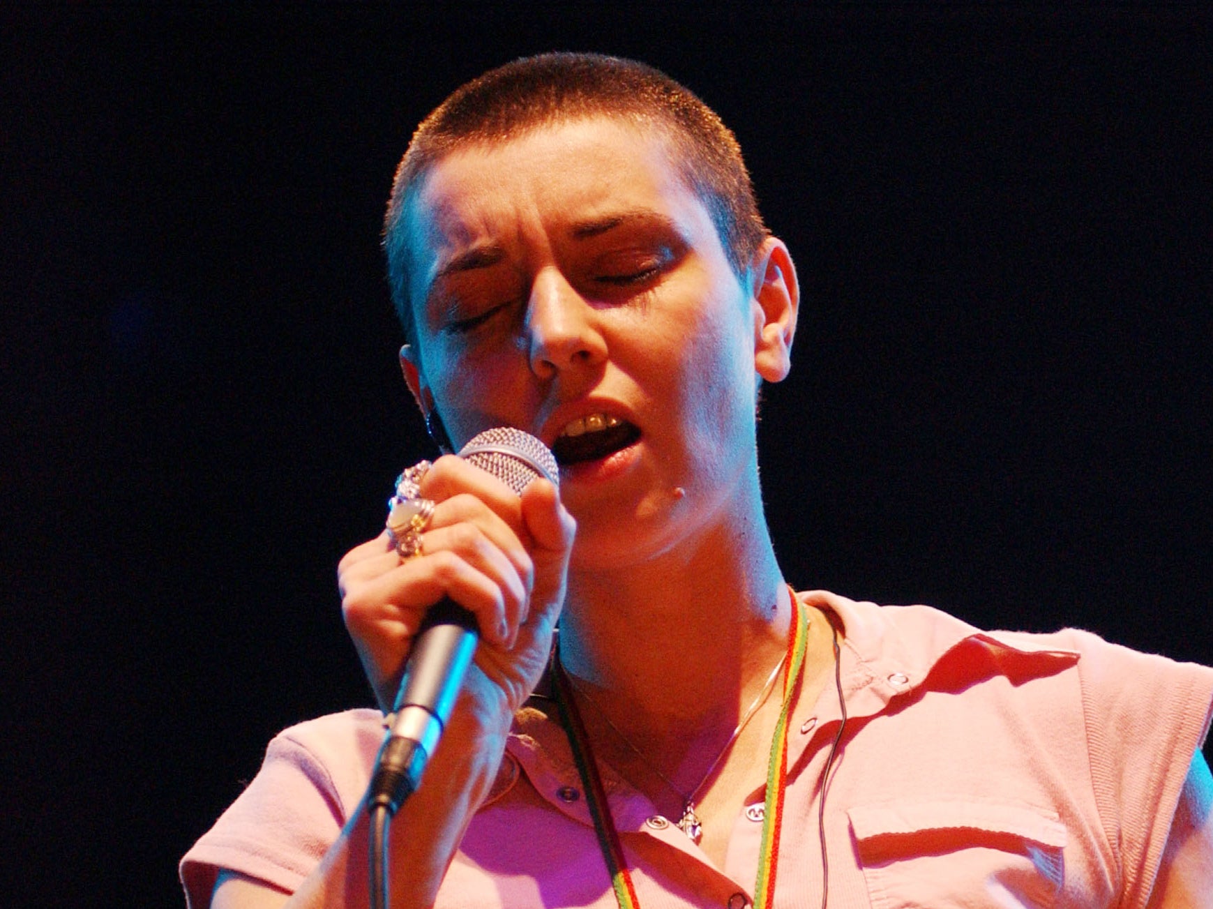 O’Connor, on stage in 2003