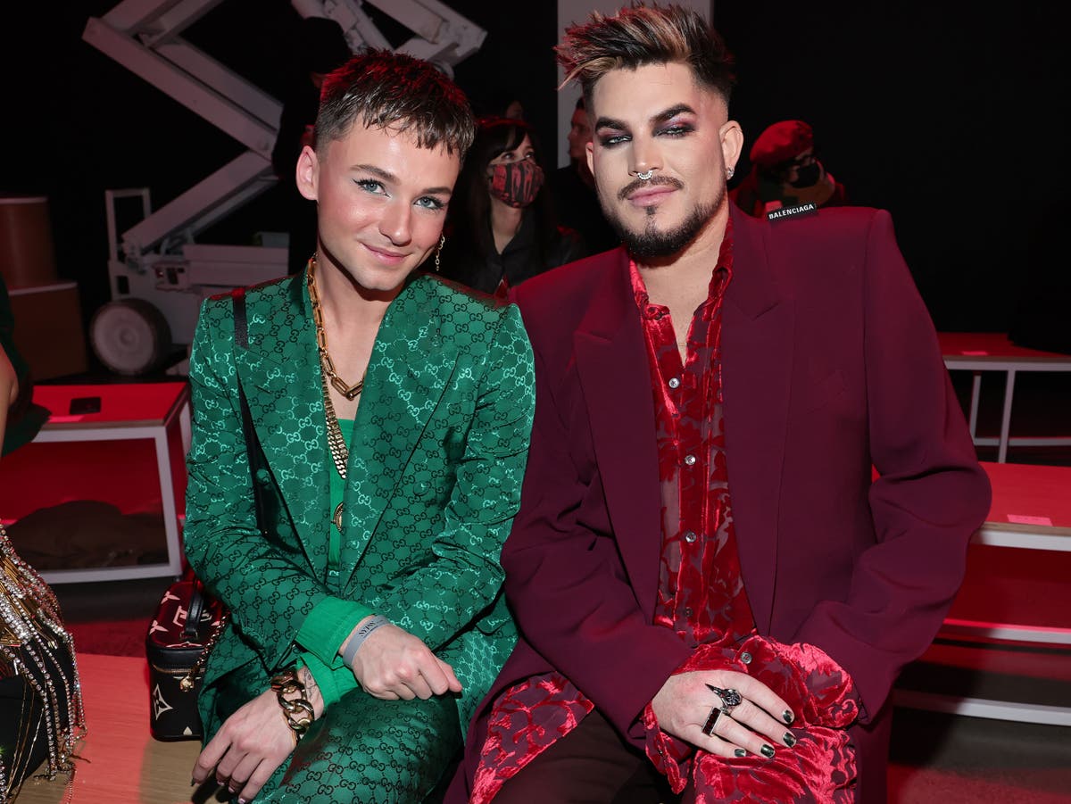 Adam Lambert condemns homophobic comments aimed at boyfriend Oliver Gliese Adam Lambert condemns homophobic comments aimed at boyfriend Oliver Gliese