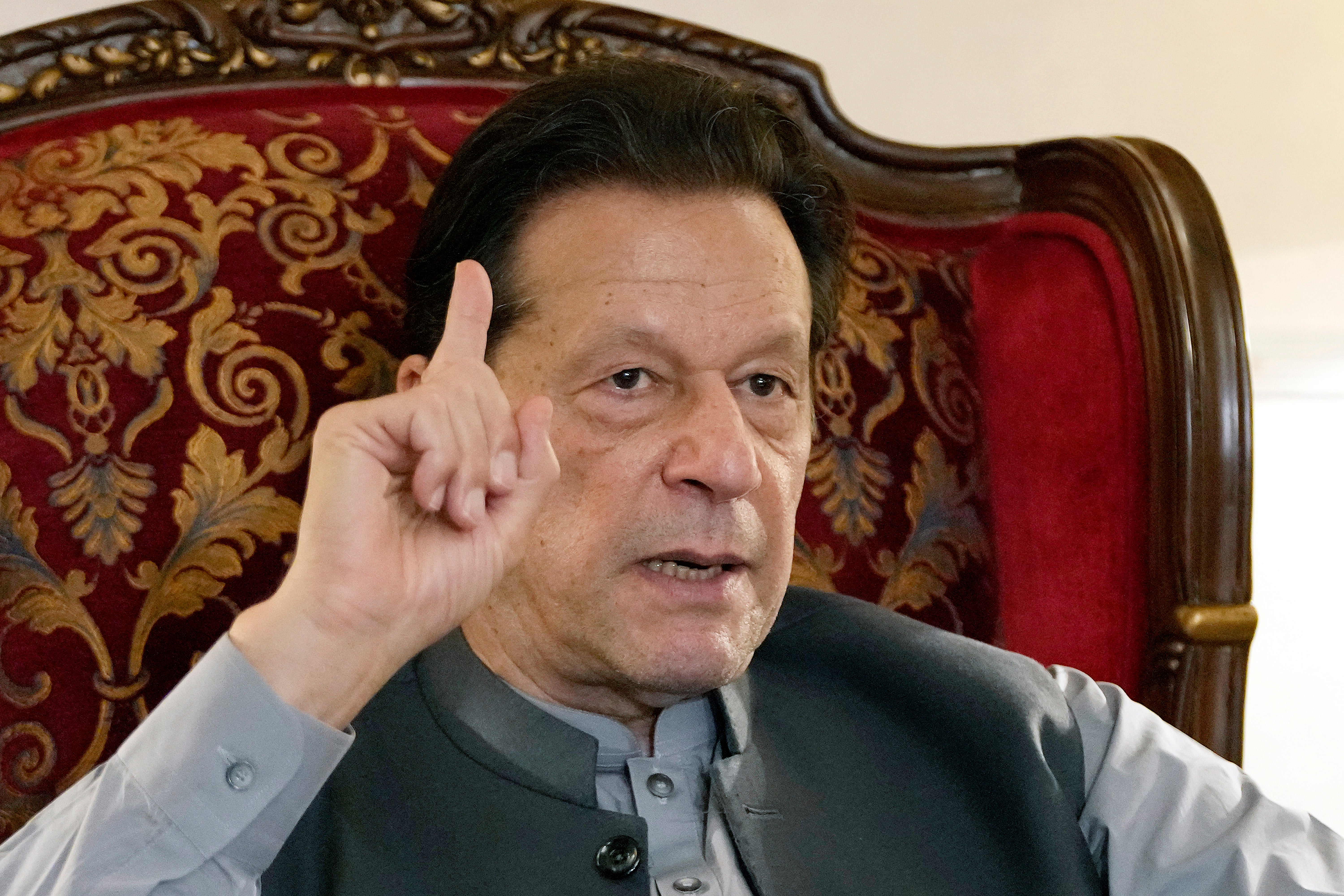 File: Pakistan’s former prime minister Imran Khan