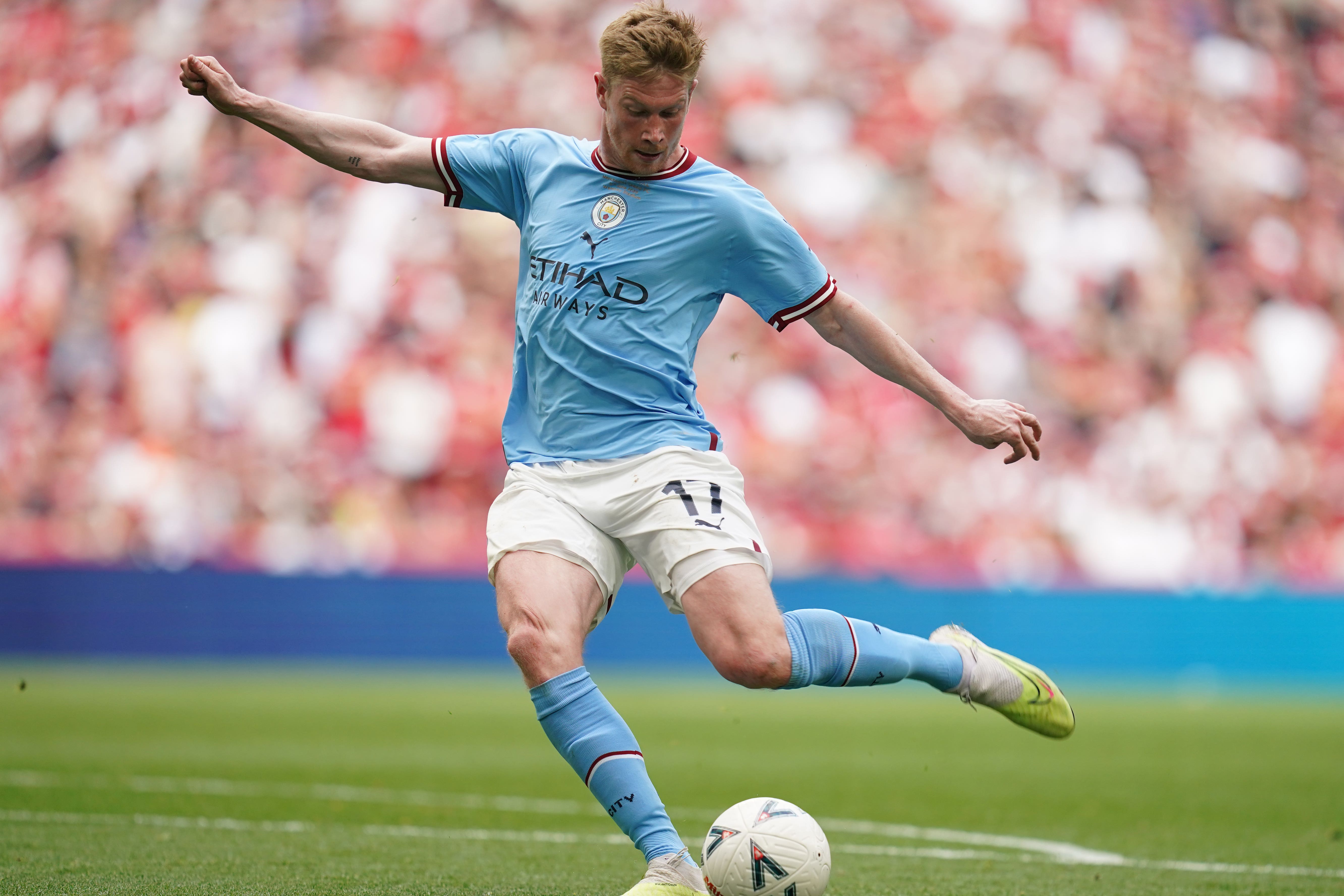 Manchester City’s Kevin De Bruyne (Nick Potts/PA)