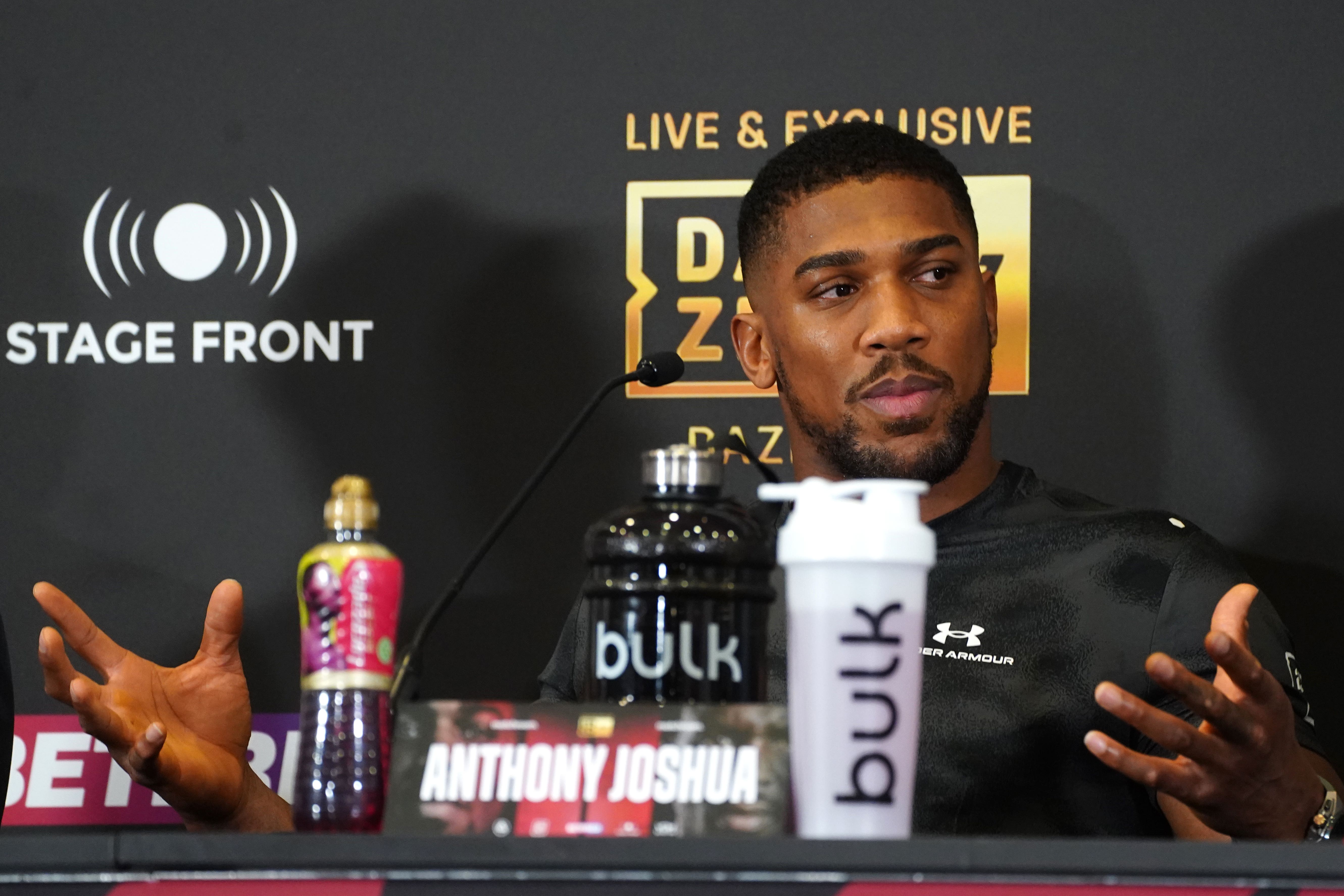 Anthony Joshua could still fight this weekend as former foe puts his hat in ring The Independent