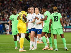 England vs Nigeria LIVE: Score and updates from Women’s World Cup as VAR denies Lionesses penalty