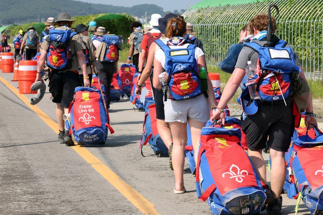 UK Scouts will face an impact on its activities for up to five years after spending ?1 million evacuating youngsters from the world jamboree in South Korea amid a heatwave, the organisation’s chief executive has suggested (Choe Young-soo/Yonhap/AP)