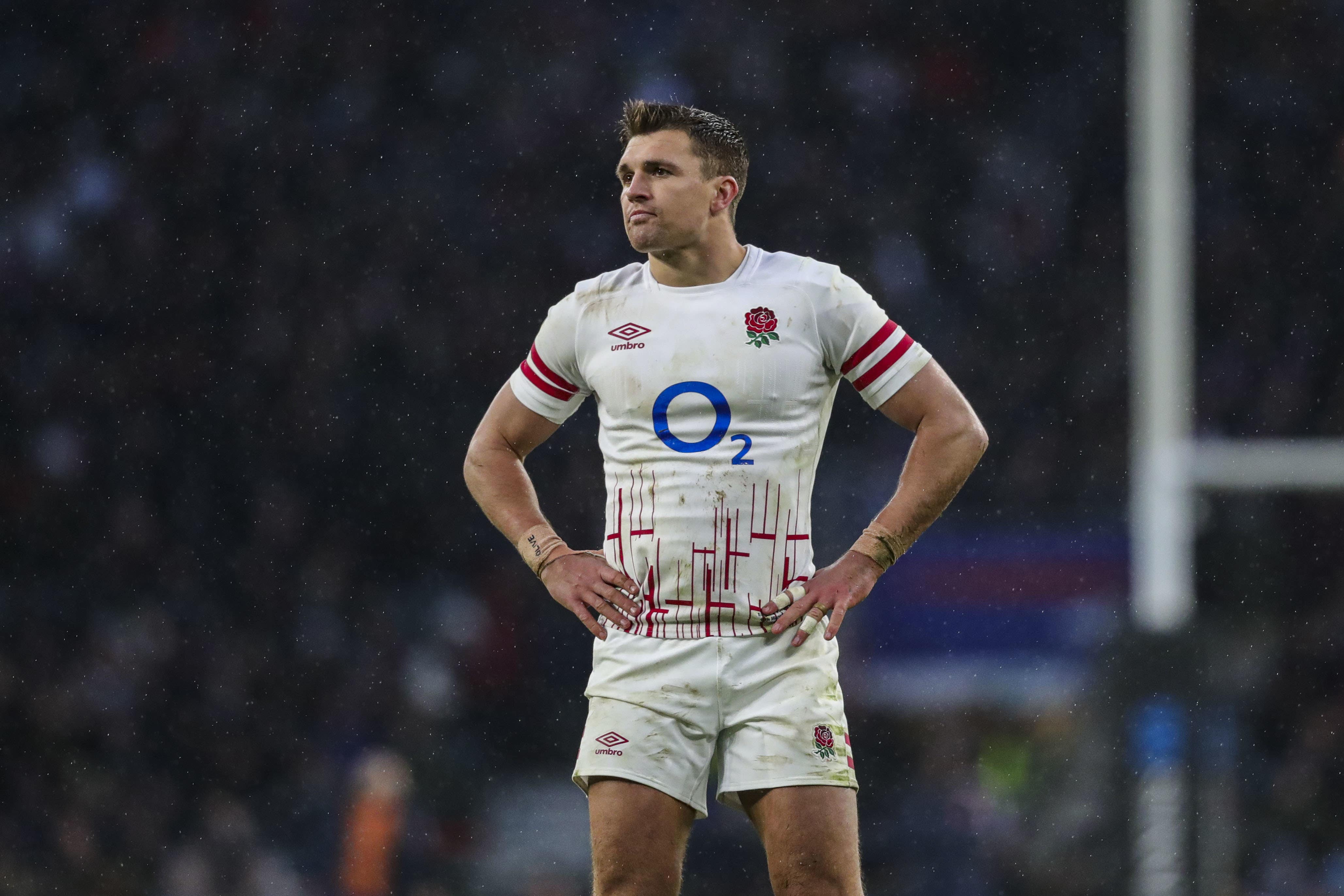 Henry Slade is the only member of England’s first-choice midfield that has been available so far in the Six Nations