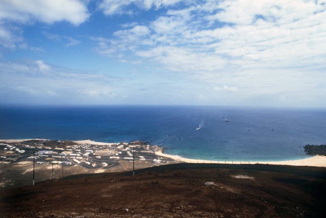 Ascension Island is reportedly under consideration as a ‘plan B’ if the Rwanda scheme fails (Martin Cleaver/PA)
