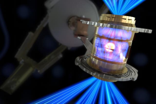 Investigadores del Laboratorio Nacional Lawrence Livermore utilizaron láseres para lograr una ganancia neta de energía con la fusión nuclear