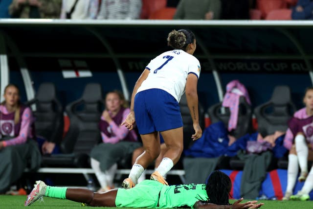 England’s players will rally round Lauren James after her red card at the Women’s World Cup (Isabel Infantes/PA)