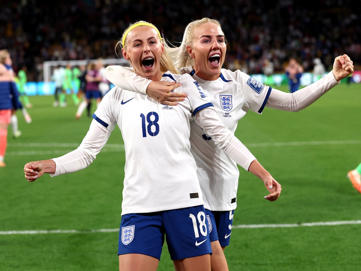 Shirt's off, football: Chloe Kelly and England ram through women's