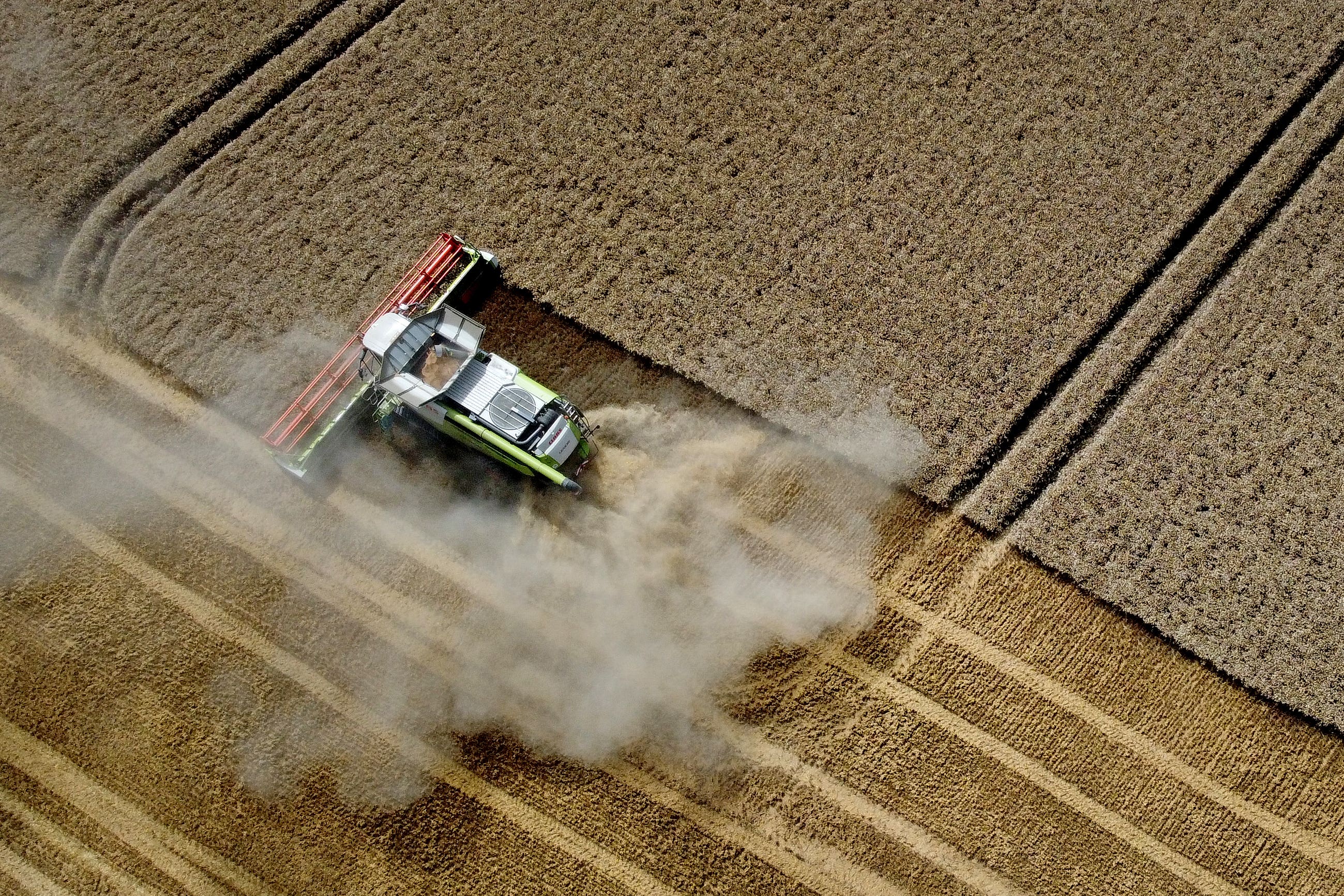 The ‘atrocious’ harvest weather could spoil barley and wheat crops this summer, the NFU has warned (Gareth Fuller/PA)