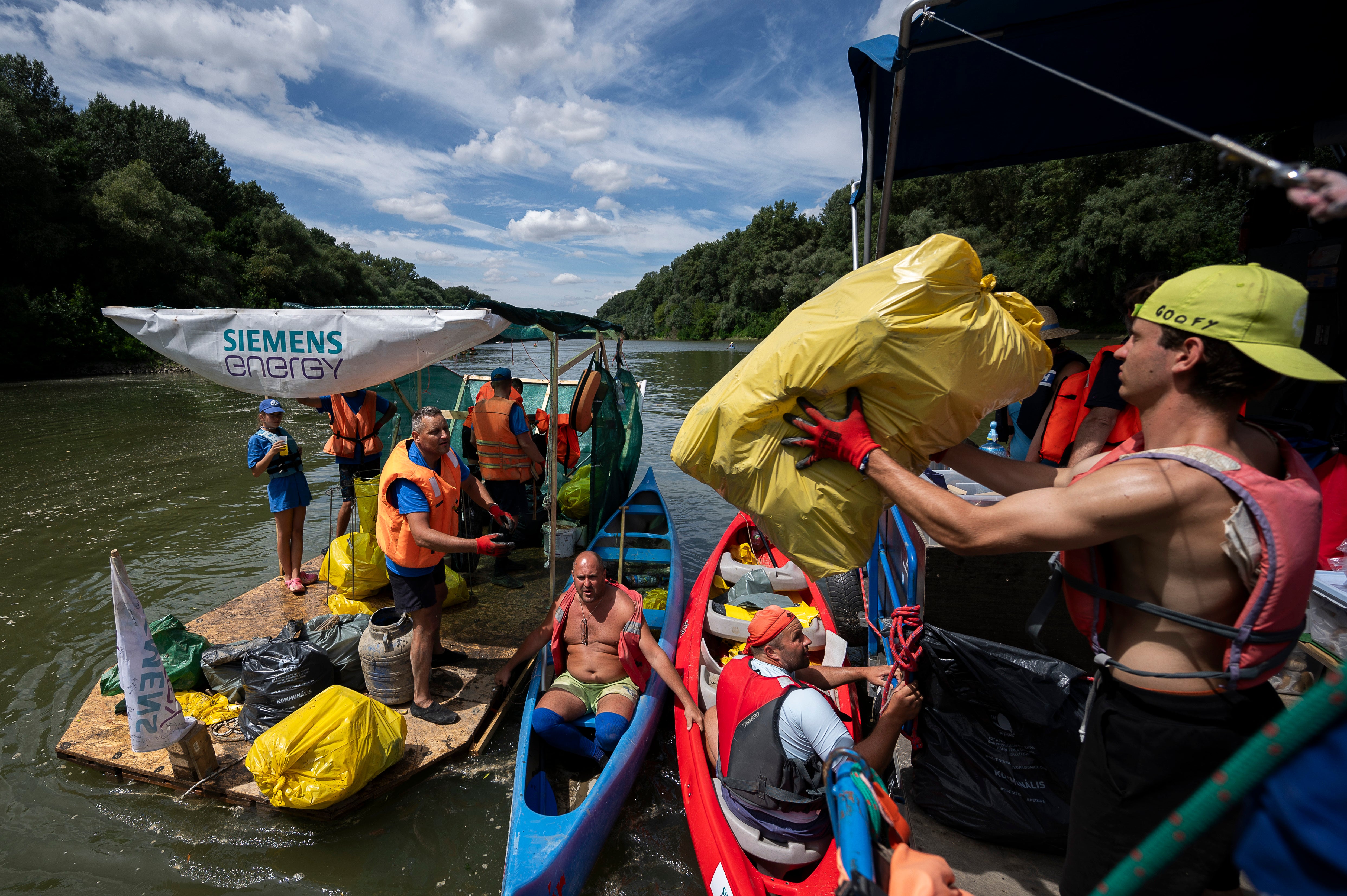 Hungary River Plastic Waste