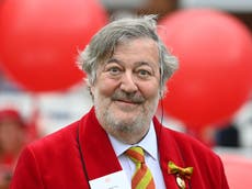 Stephen Fry says reading about Oscar Wilde made him fear ‘a cursed life’ as a gay man in Britain