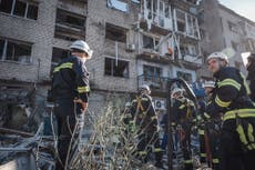 Ukraine accuses Russia of targeting rescue workers in latest missile strikes