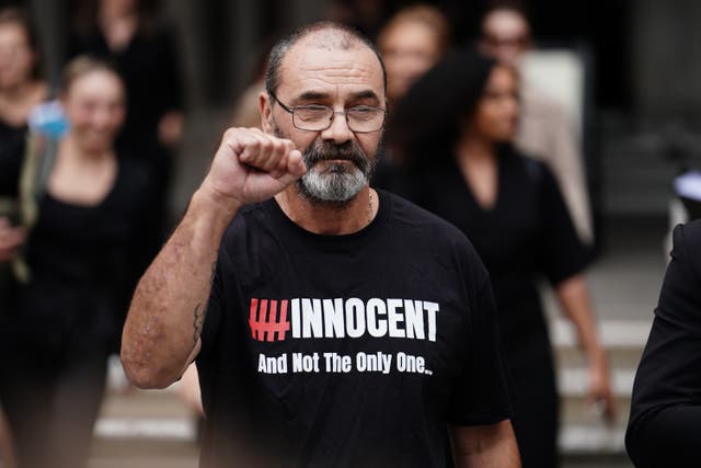 Andrew Malkinson, who spent 17 years in prison for a rape he did not commit, had his conviction quashed last month (Jordan Pettitt/PA)