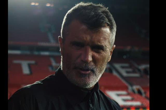<p>Roy Keane has filmed a video to launch Manchester United’s third kit </p>