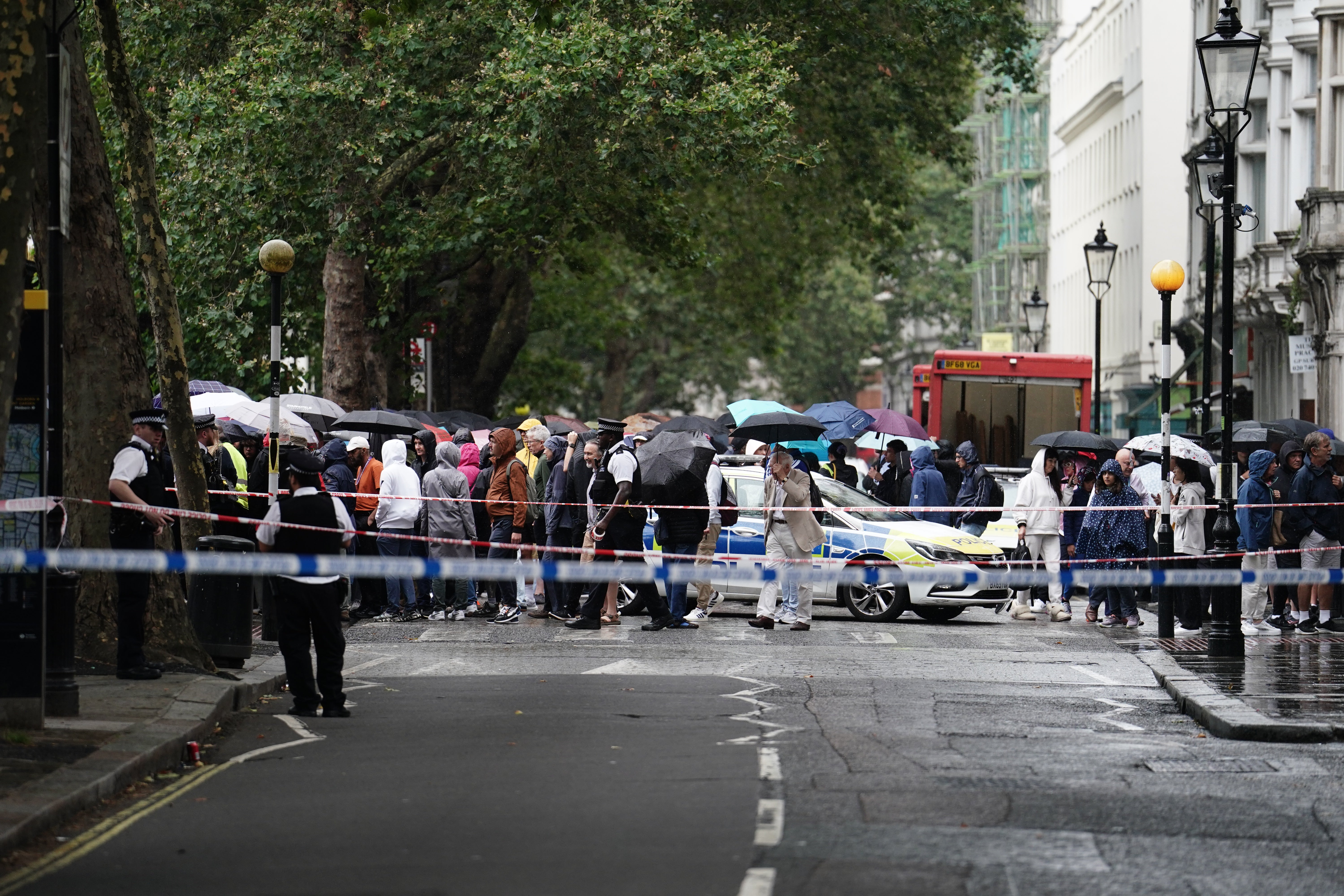 The incident is not being treated as terrorism-related