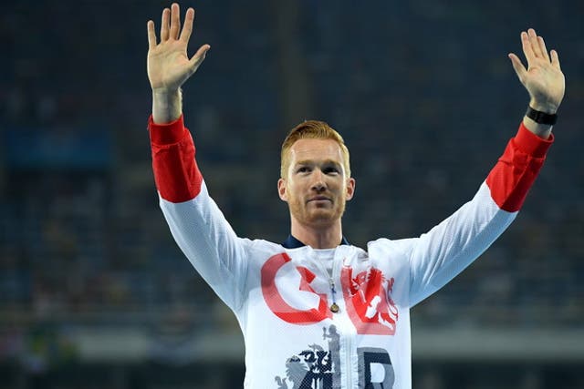 <p>Olympian Greg Rutherford.</p>