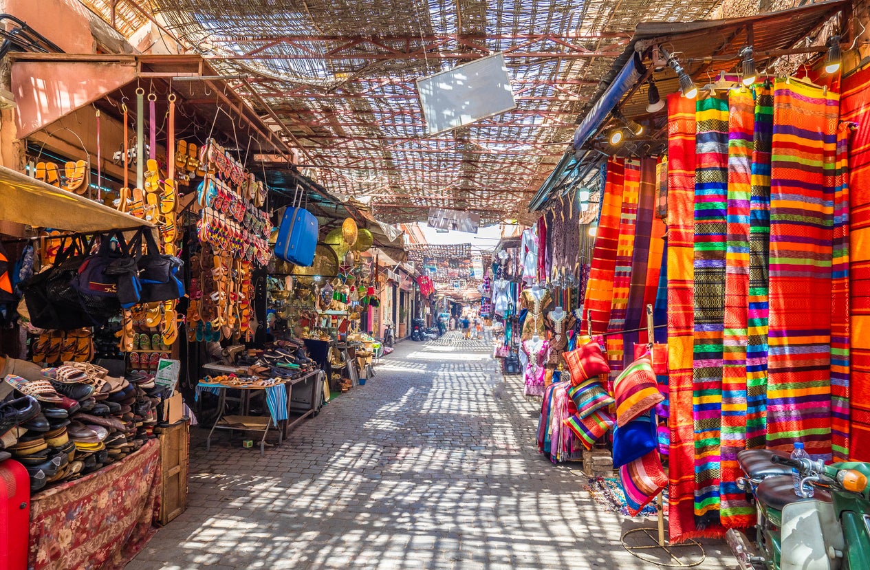 The various souks in Marrakesh are popular attractions