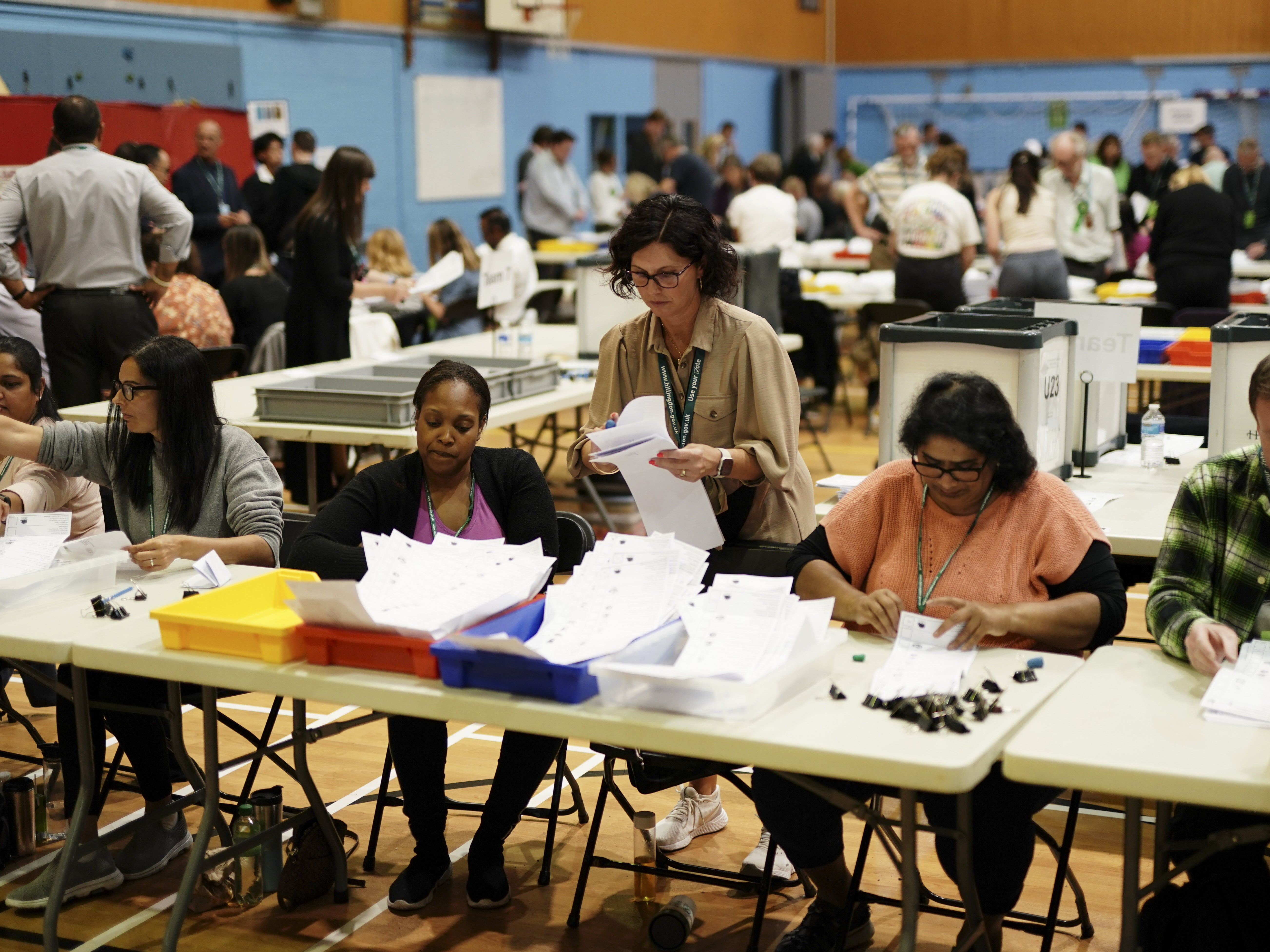 Ballots are counted at recent Uxbridge by-election