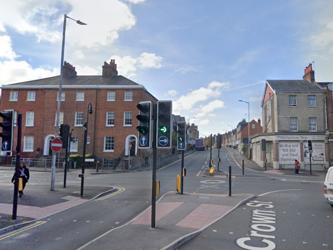 The crash took place at a junction just south of Reading town centre