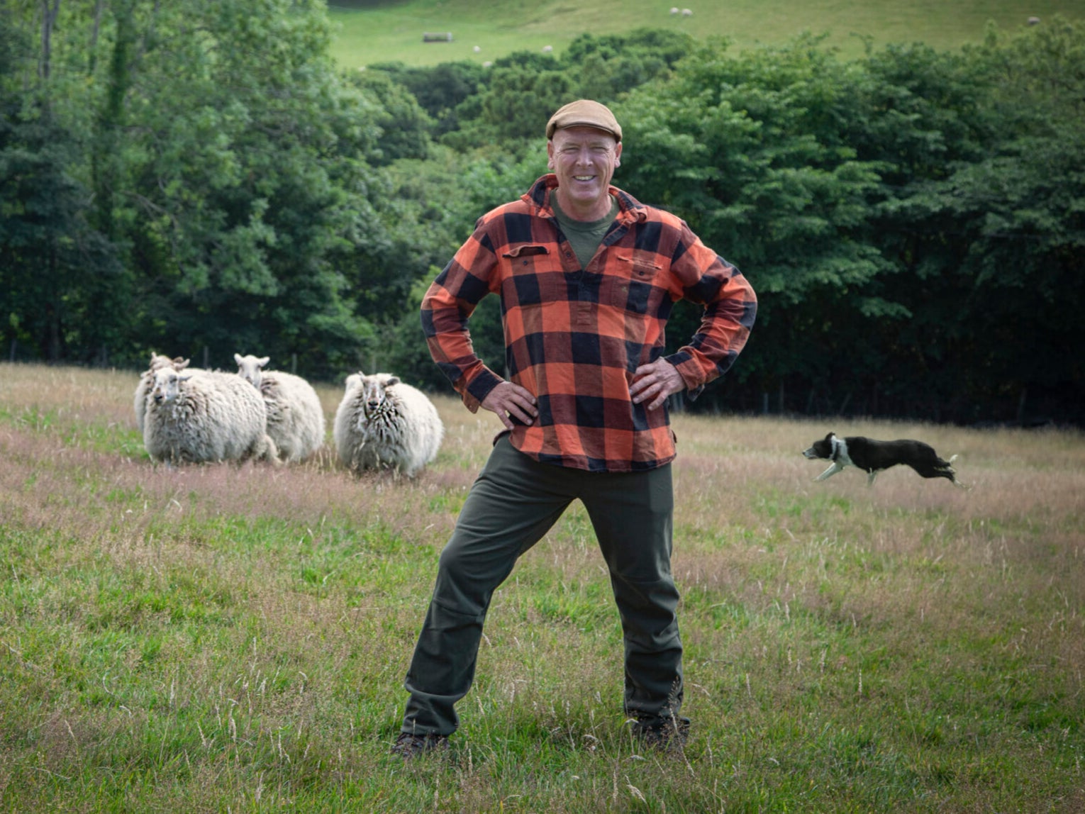 Welsh Farmer Gareth Wyn Jones at his farm on Llanfairfechan