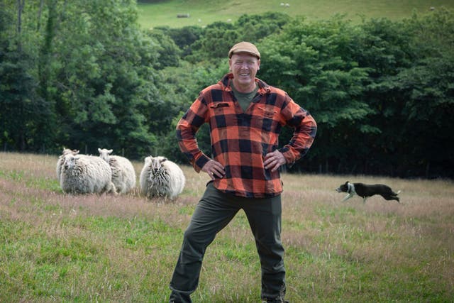 <p>Welsh Farmer Gareth Wyn Jones at his farm on Llanfairfechan</p>